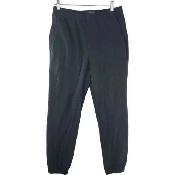 Banana Republic Black Polyester Track pants Women's S - Picture 1 of 9